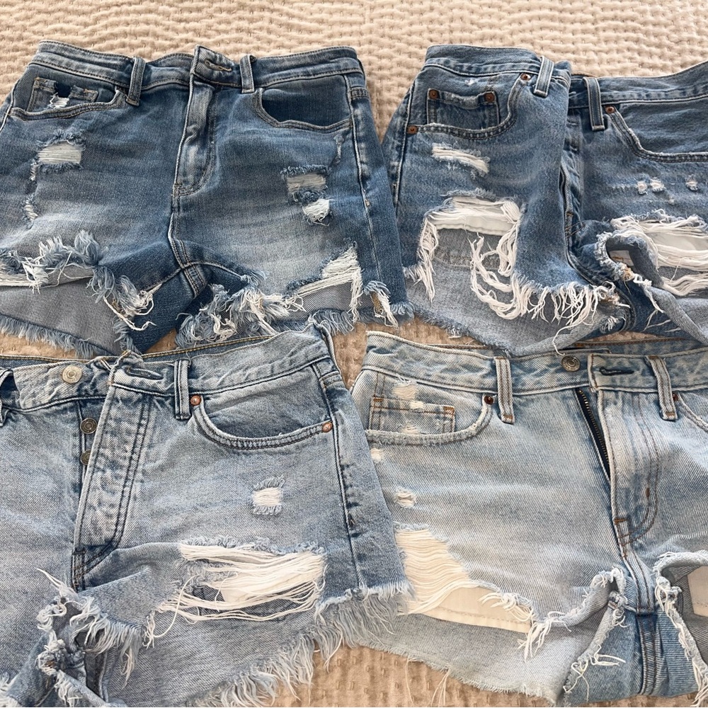 Assorted bundle of Distressed Denim Shorts